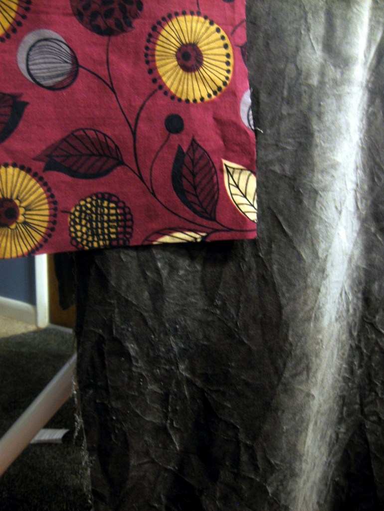 I went to my daughter's Christmas pagent tonight. Then I came home and played with fabric.