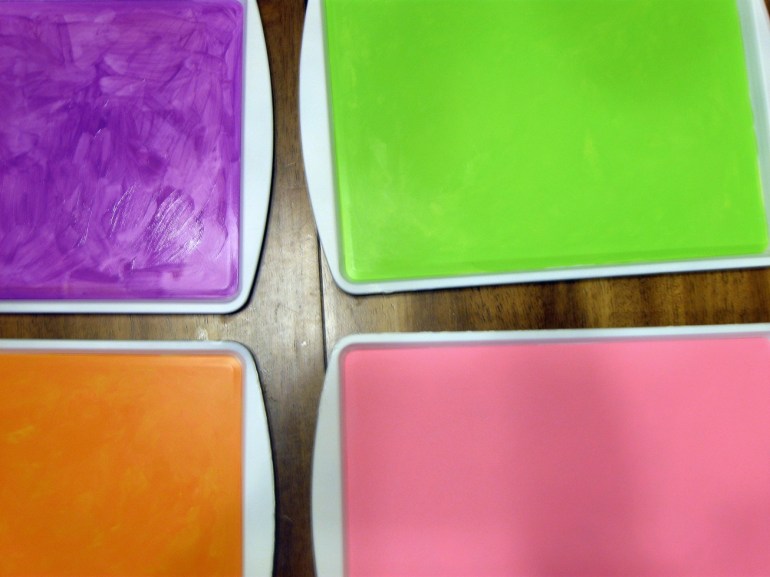 I really did not intend for this to be a rehash of my childhood. I just used the favorite colors of each girl. 