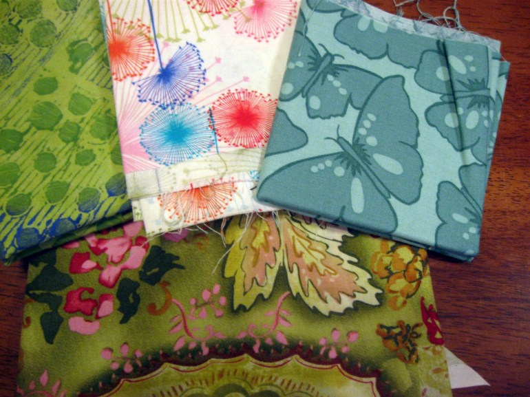 I am in love with these fabrics, but I'm not sure I love them together.