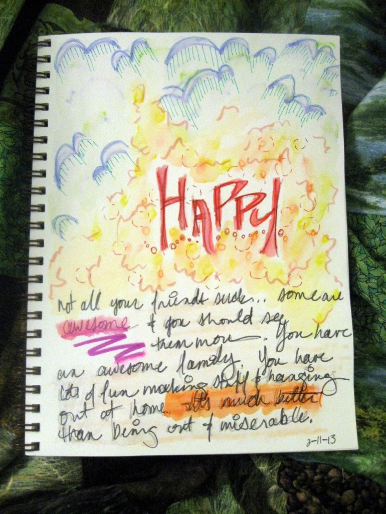 I don't share real, substantial emotions much. It feels strange, but appropriate for today.