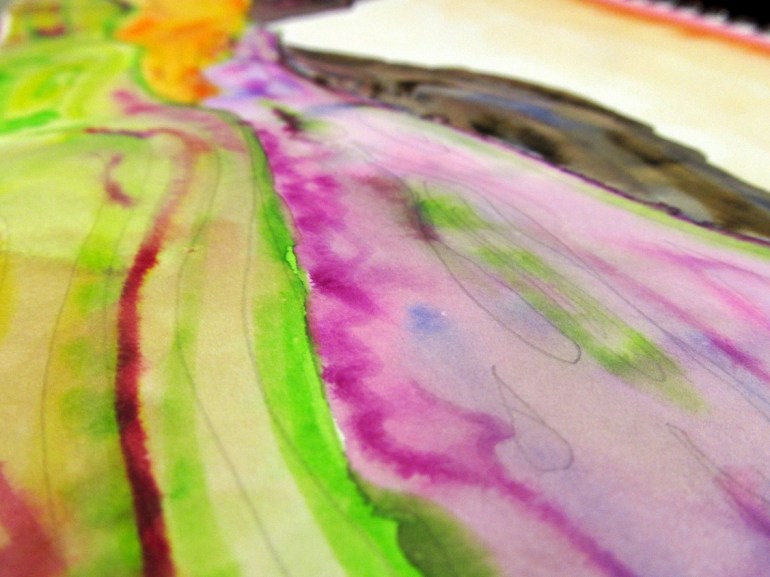 But I have learned with these markers, water almost always improves them.