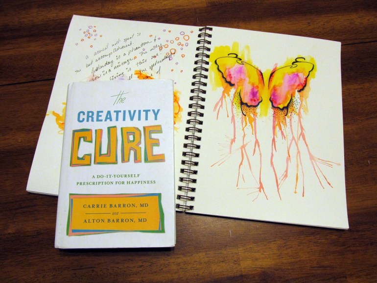 A quick sketch and I finally got my new book. Three chapters in, and I accrued a fwe bucks in library late fines. So I coughed up a whopping 6 bucks to get my own copy. Now I can take my sweet time.