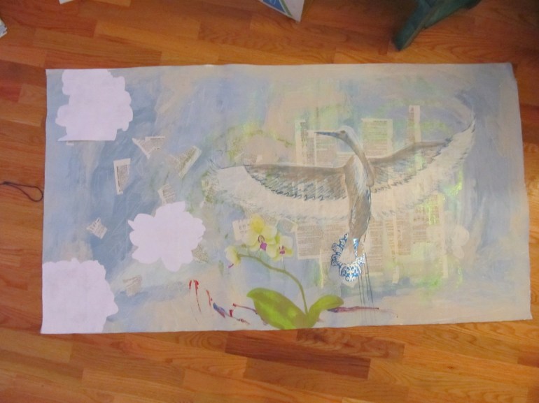 The white bits are the parts I am waiting on.