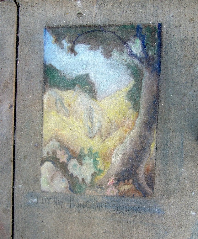 Not much to do with the story. It's just pretty and impressive sidewalk chalk art I've been dying to share.