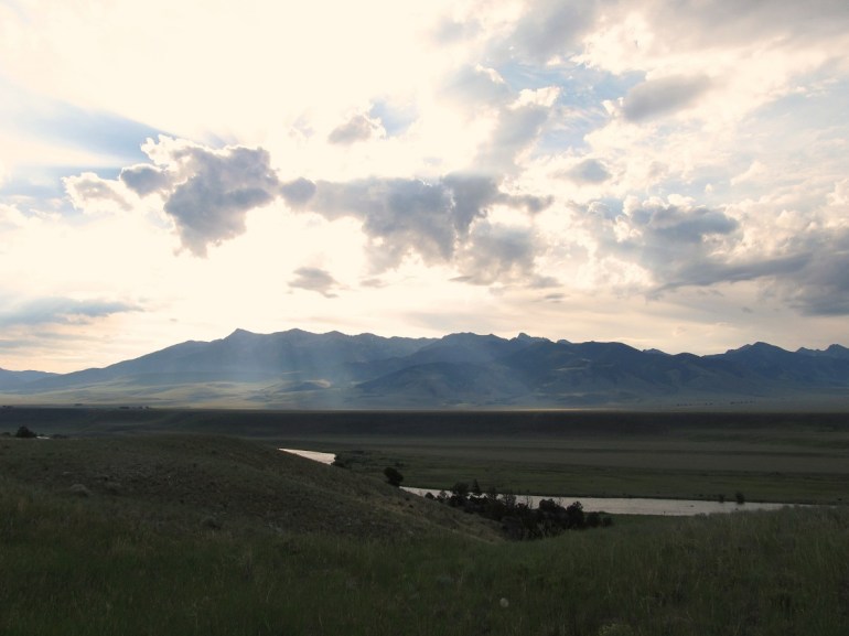 The view from where we were camping. Thankfully, away from large crowds. Or really, any crowds at all.