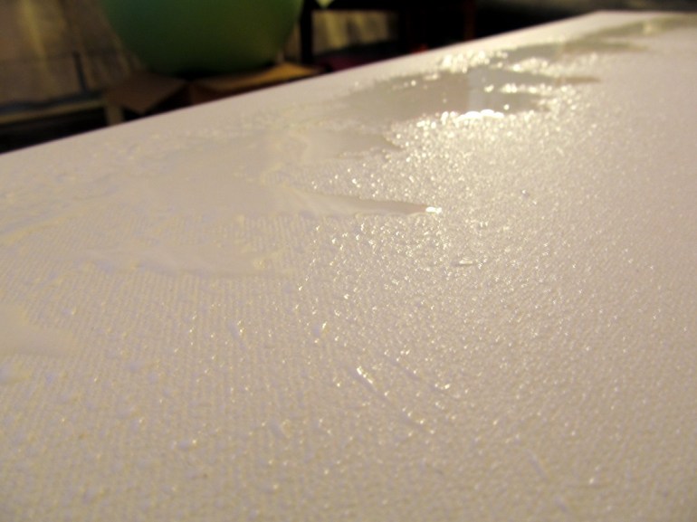 An application of water and extending medium.