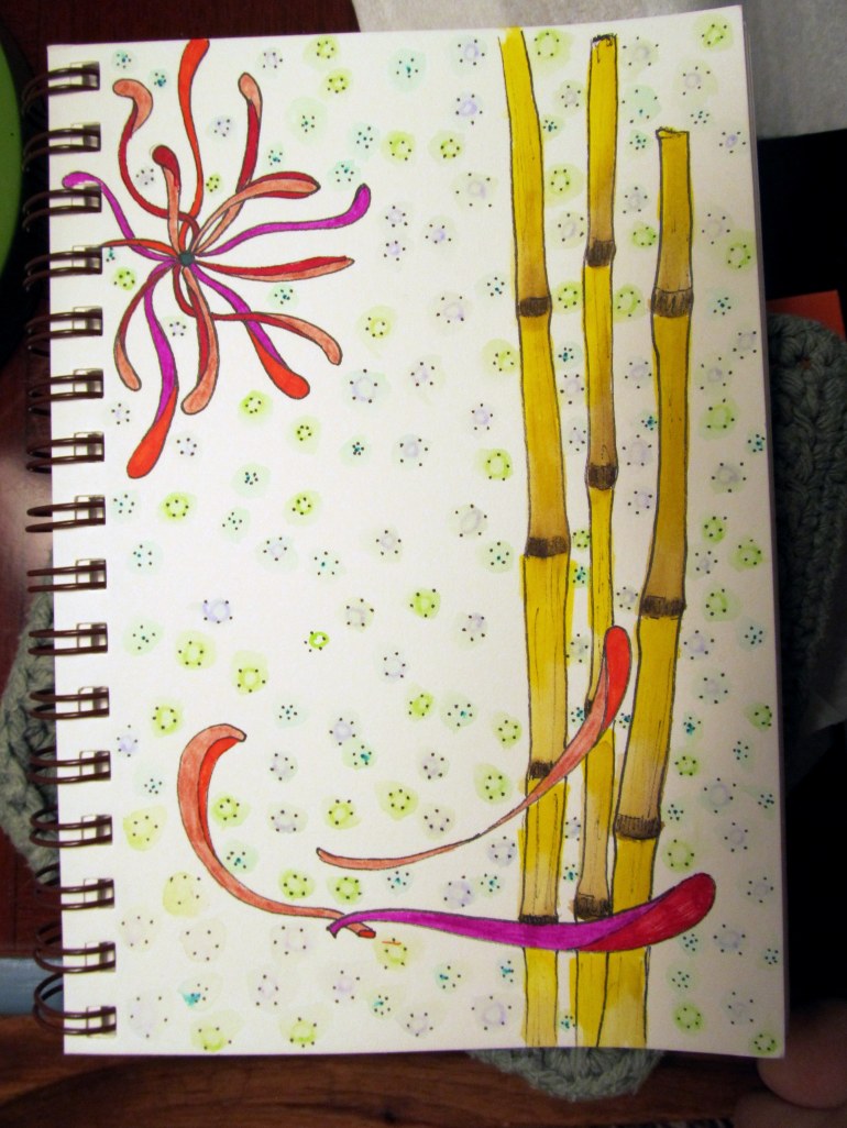 Because sitting still and drawing isn't too tiring.