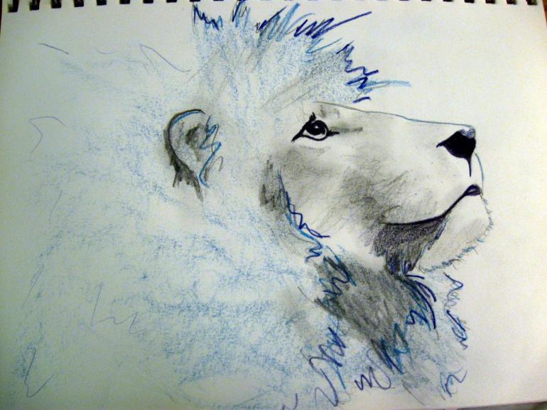 I got a few quick drawings done this week, but this is my favorite. Not bad for about 20 minutes.