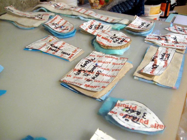 About two-thirds of the pieces. There are a stunning number of tiny pieces. Hopefully I don't screw them up.