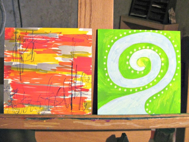 Every painting has to start somewhere. 