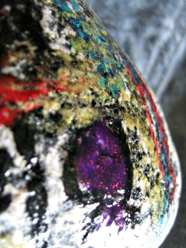 My kid also loves glitter. That purple was a pretty awesome choice.