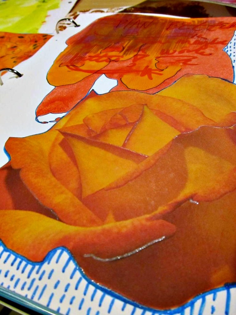 Just a little detail from a page full of complaining about my garden. Once I got it out, I realized weeds are not the end of the world.