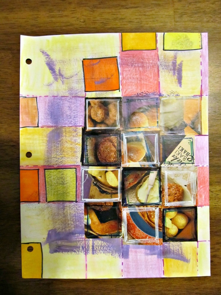 Simple grid created from a page out of the King Arthur Flour catalog.